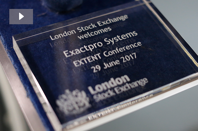 The Market Open Ceremony in London Stock Exchange - Exactpro EXTENT Conference 